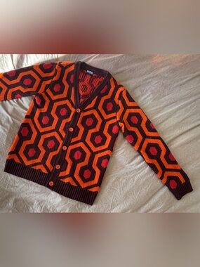 The Shining Hotel V-Neck Cardigan -Halloween Spooky Goth Horror Stephen King Fan